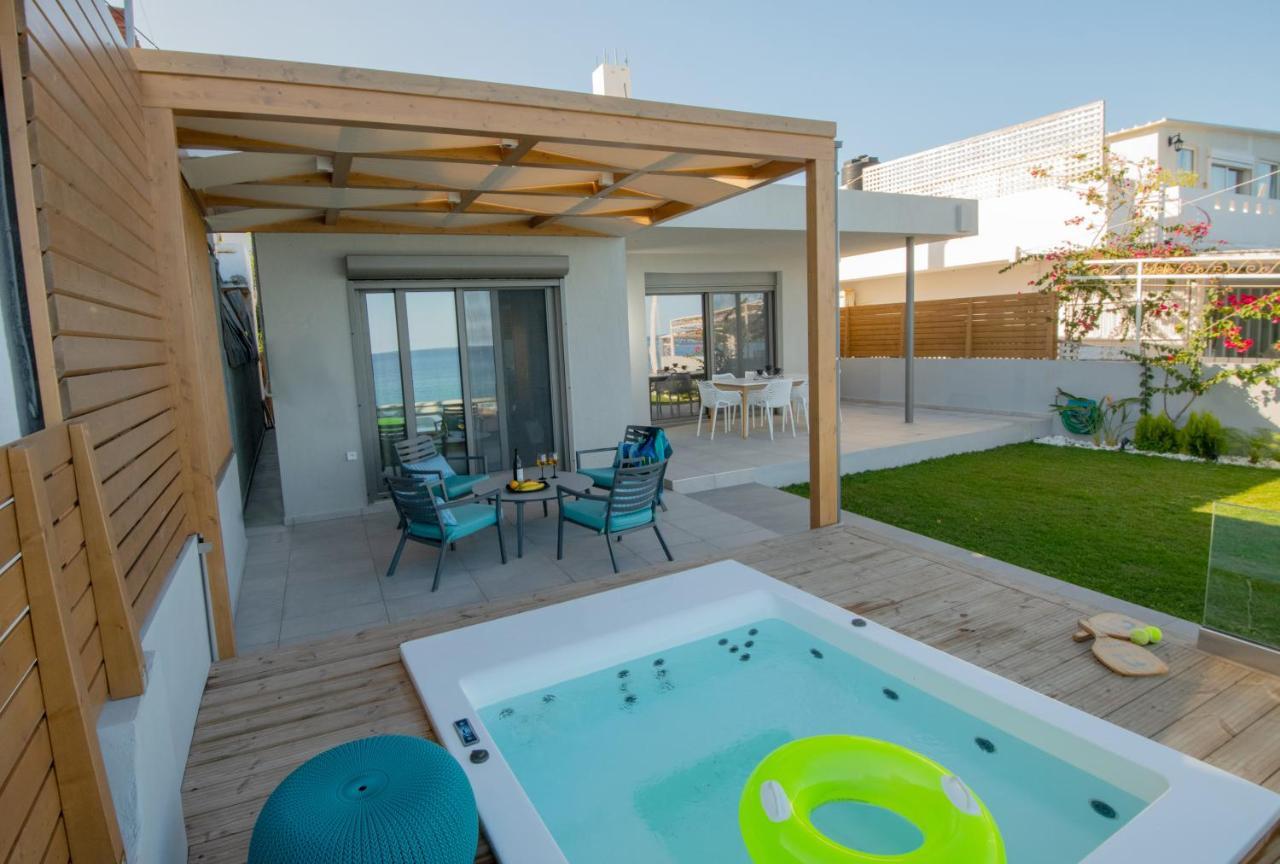 Lenico Seafront Villa Agia Pelagia Dış mekan fotoğraf