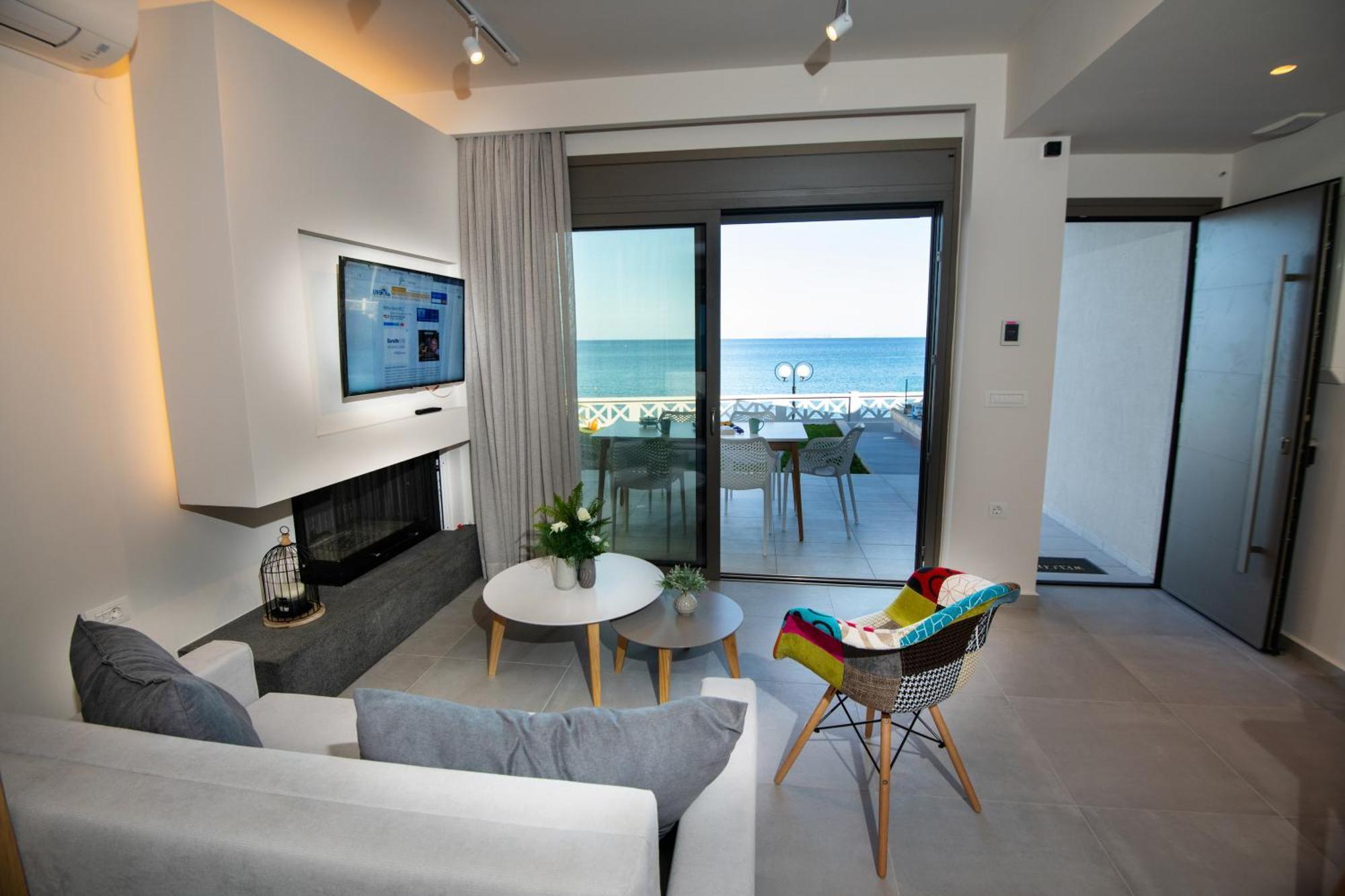 Lenico Seafront Villa Agia Pelagia Dış mekan fotoğraf